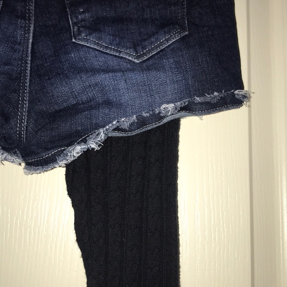 Jean shorts with Tights - Picture 3 of 4